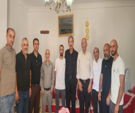وفد قيادي من «النضال الشعبي» يزور الأسير المحرر براء طعمة والمناضلة ميسون شريتح في طولكرم | نداء الوطن